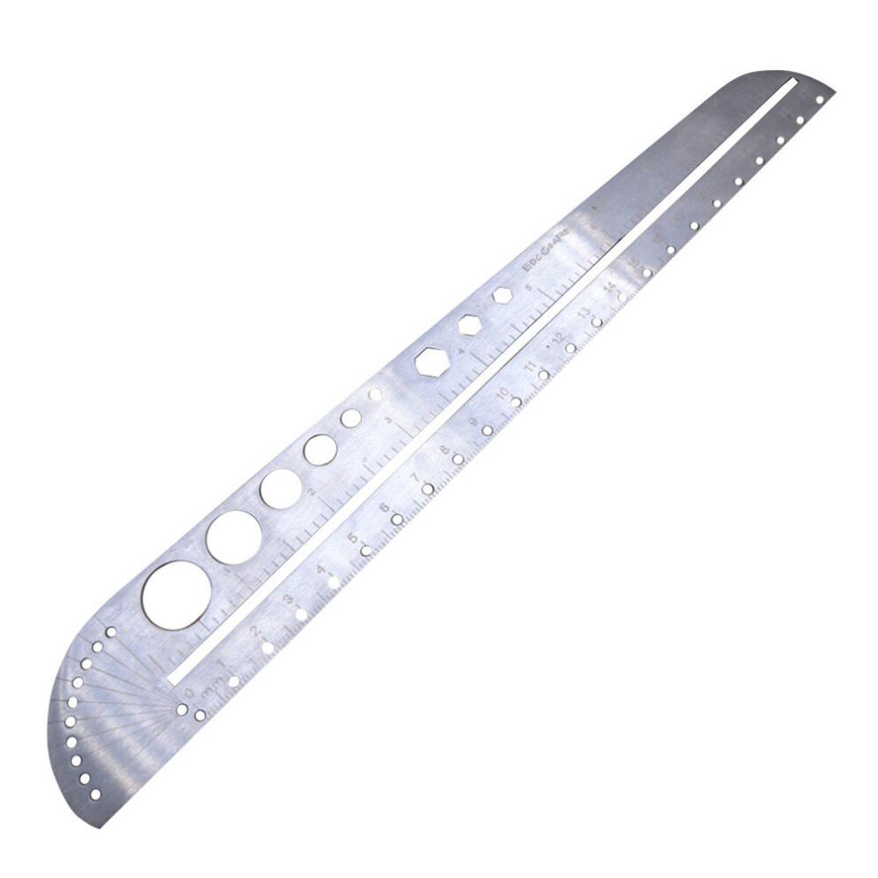 Multifunctional Stainless Steel Angle Protractor Ruler Degree Measuring Tool 701942848155