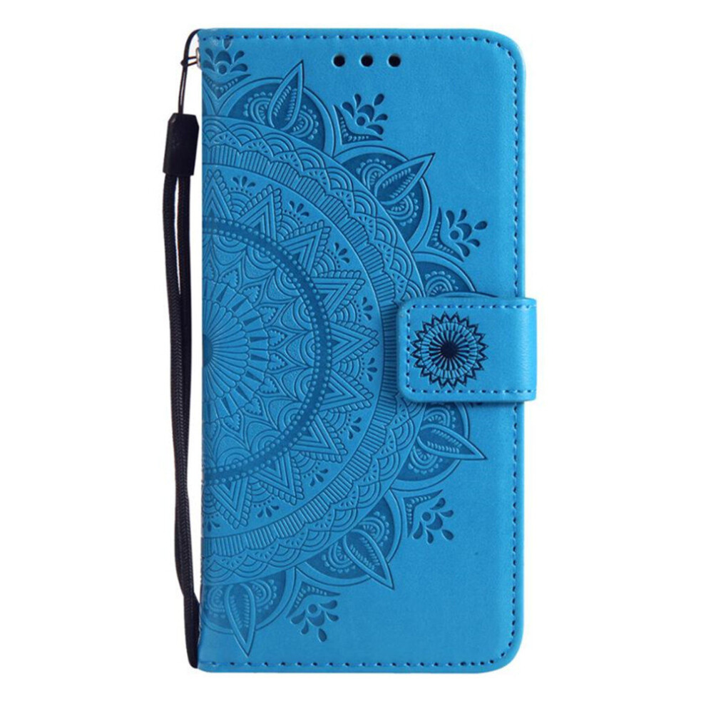 Mandala Flower Pu Leather Flip Case For Lg K50 Q60 Wallet Card Slots Stand Cover 777178666771