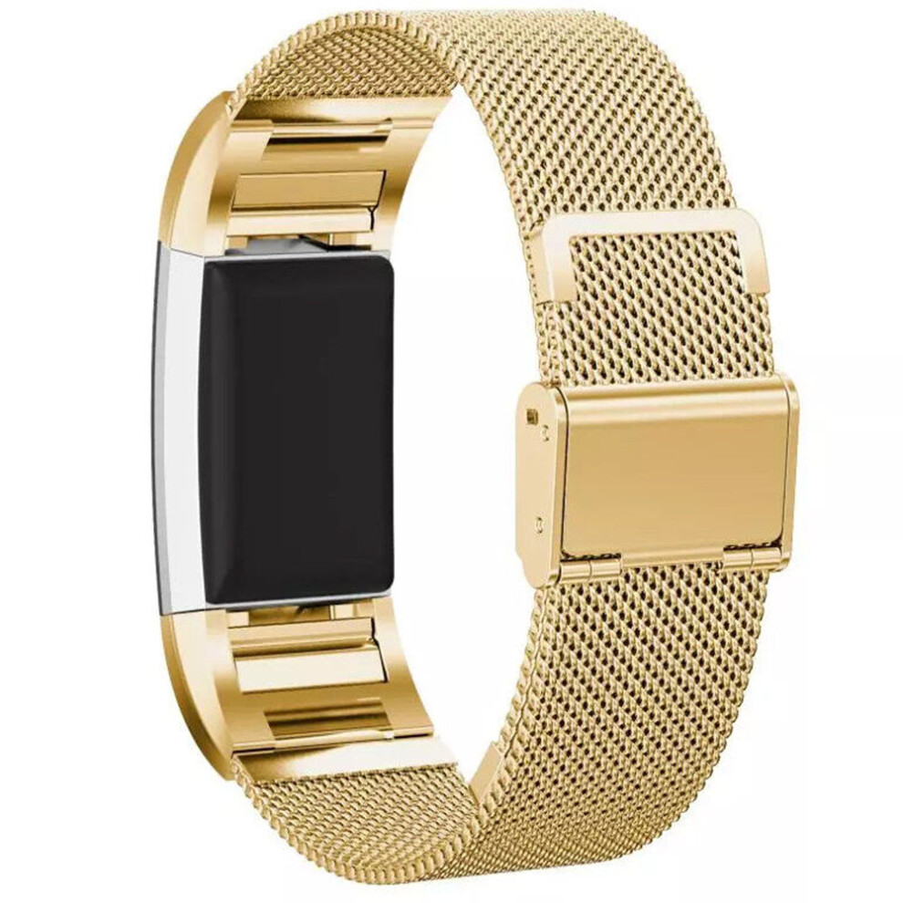 Metal Replacement Band For Fitbit Charge 2 Adjustable Secure Strap Wristband Grey 775821408181