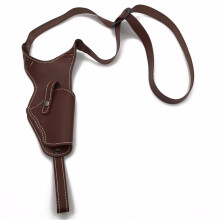 Gun Revolver Holster Vertical Genuine Leather Handbag Shoulder Right Hand Gun Holster Suitable For Middle Frame Automatic Guns