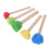 5Pcs/set Round Sponge Brush with Wood Handle Art Graffiti Painting Tool Toy Children Drop Shipping 1