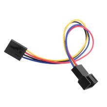 5Pin Female to 4Pin Male Cooling Fan Connector Adapter Converter Extension Cable Wire Cord for Dell PC Laptop