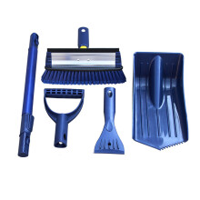 5 in 1 Car Snow Remover DIY Set Ice Scraper Snow Shovel Snow Brush with Squeegee Winter Auto Snow Removal Tools
