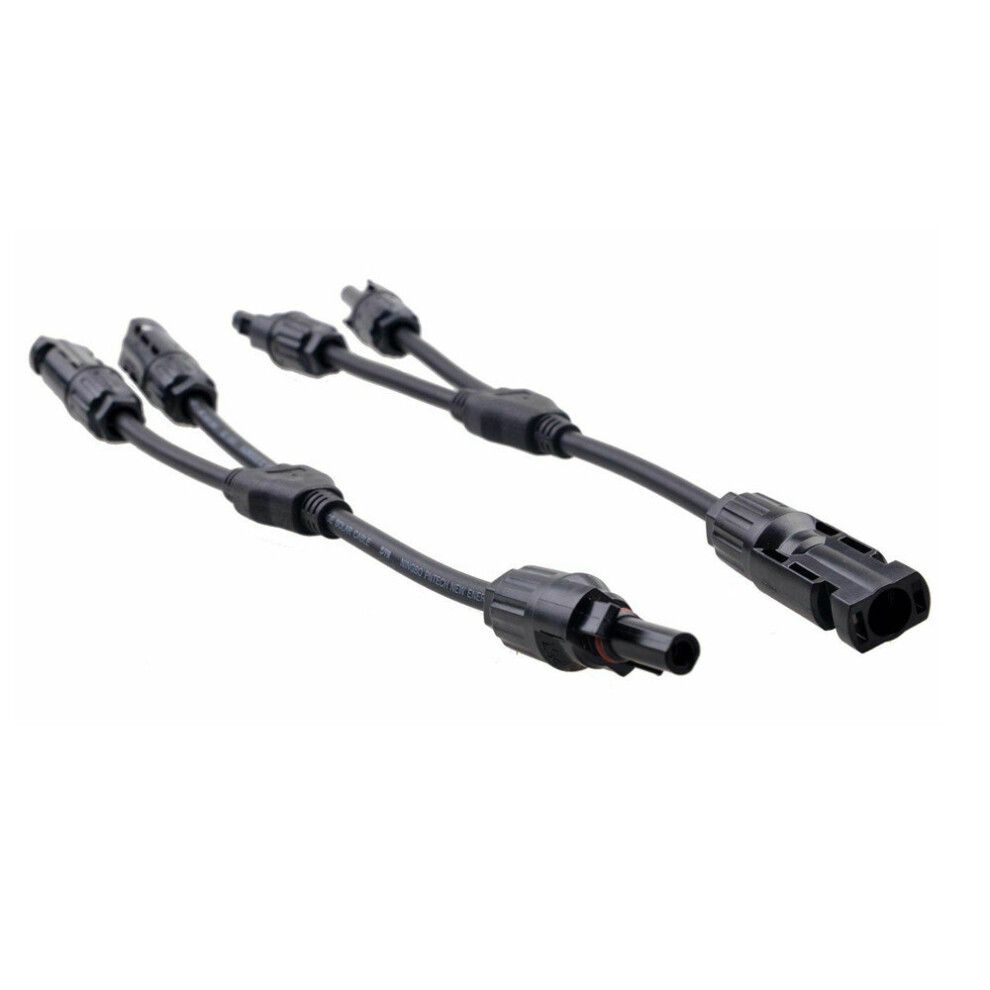 Solar Y Connector Cable Plug Inline Solar Pv Panel Ip67 2 Connection 775821408235