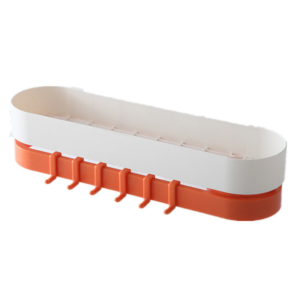 2Pcs Rotatable Bathroom Organizer Shelf Shampoo Cosmetic Storage Rack Wall Mounted Kitchen Shelf Household Items Bathroom Accessories-image-OPC-P79W7ST-NEW