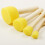4Pcs/Set Kid Sponge Paint Brush Original Wooden Handle Children Painting Graffiti 4 Sizes Kids Early Learning Toy 5