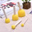 Kid Sponge Paint Brush Original Wooden Handle Painting Graffiti Early Toy DIY Art Supplies Gifts 5Pcs/set 5
