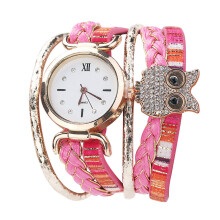 Fashion Casual Analog Quartz Women Rhinestone Owl Bracelet Watch Watches Women Fashion Watch