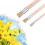 Wooden Stencil Brush Set 3Pcs/set Natural Bristle Template Paint Brushes 3