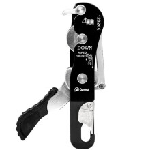 Professional Rock Climbing Descender 150KG Self-braking Carabiner Stop Rope Clamp Grab Rescue Gear Climbing Accessories