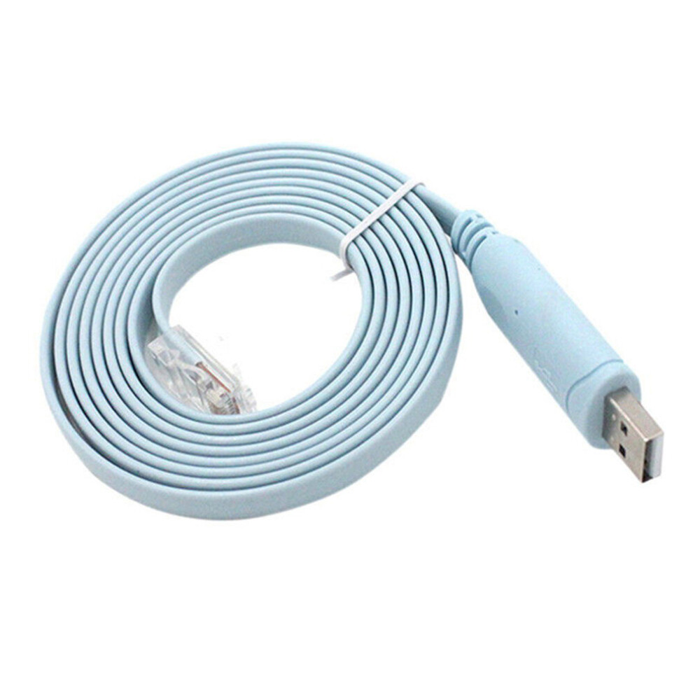 1.8M Usb Rs232 To Rj45 Console Cable For Cisco H3c Hp Arba Huawei Fortinet Router Ftdi Usb Console Cable Ftdi 744664241835 A7h5 701942843853