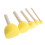 5Pcs/set Round Sponge Brush with Wood Handle Art Graffiti Painting Tool Toy Children 1