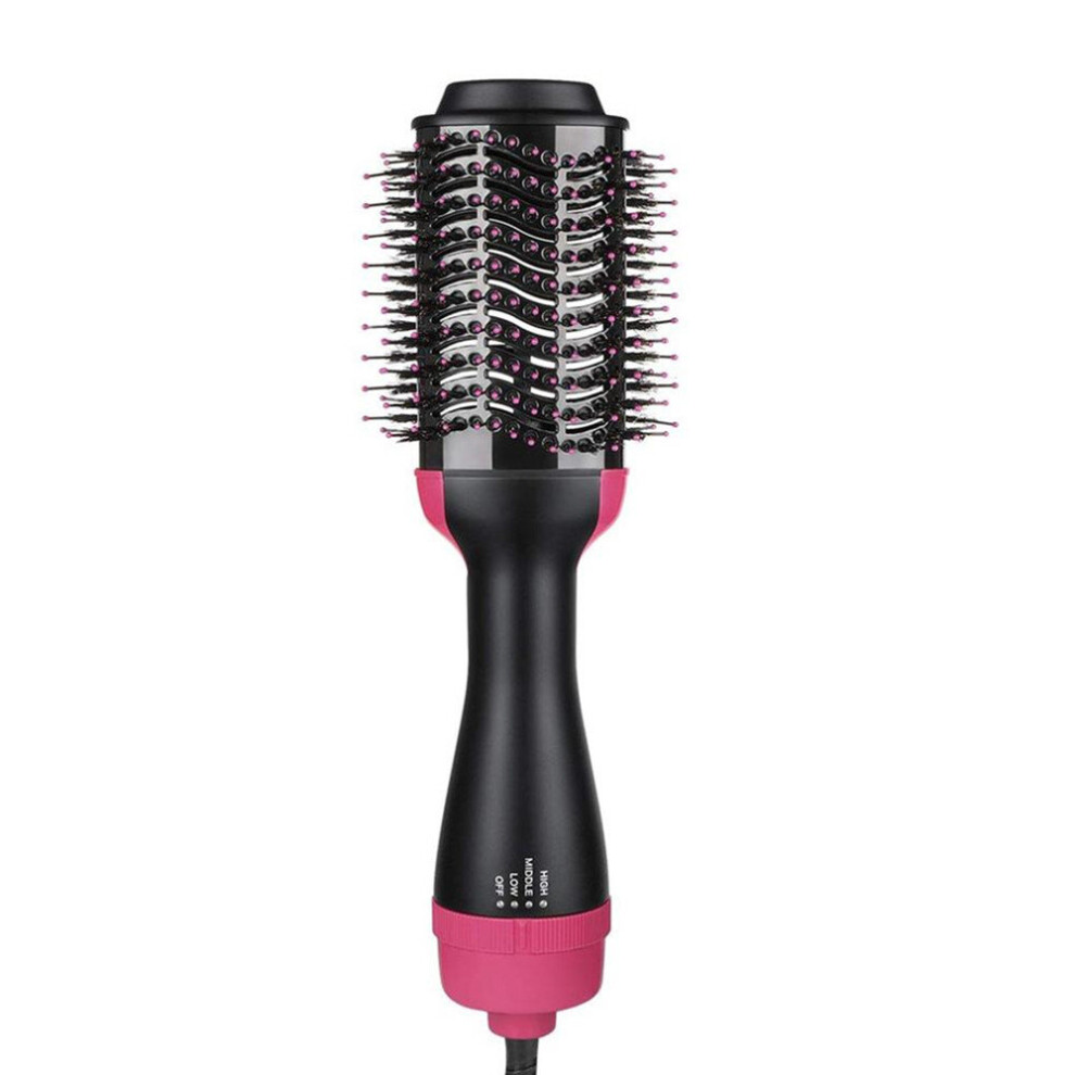 Electric Hair Straighter Comb 3 in 1 Multifunction Negative Ion Hair Dryer and Volumizer Hair Curler Brush Wet And Dry Use