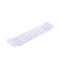 Retractable Bathtub Storage Rack Bath Tray Shelf Tub Multi-function Bathroom Tools Towel Storage Shelf Sink Drain Holder