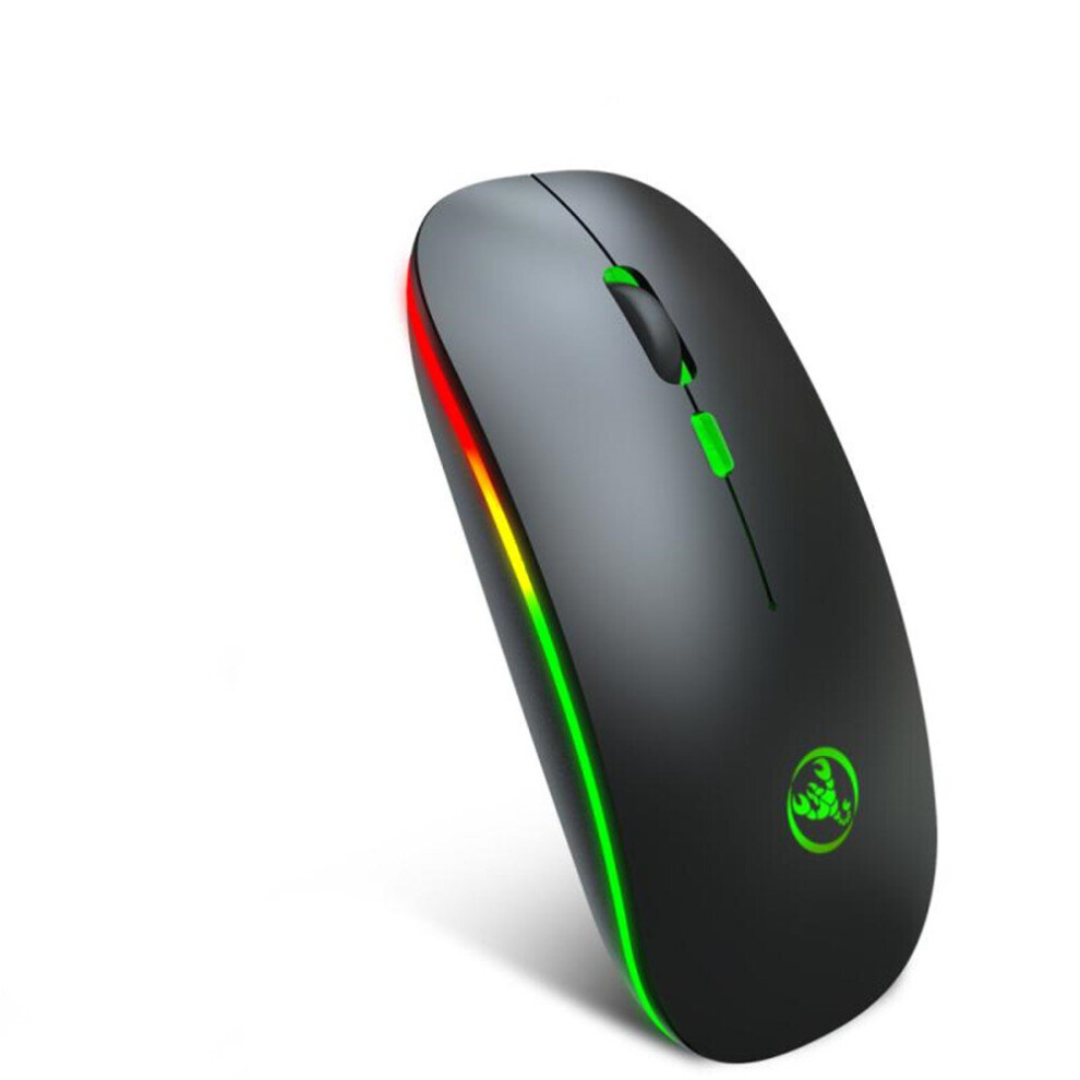 Bluetooth 5.1 Mouse Wireless Mouse Rgb Computer Mouse Ergonomic Silent Mause Rechargeable Luminous Optical Mice For Pc Laptop 701942840760