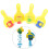Children Painting Graffiti Sponge Roller Brusher Paintbrush Kid Drawing Supplies EVA Nursery Art Craft Paint Sponge Brush 2