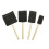4Pcs/set Glitter Dust Cleaning Glass Craft Art Tool Graffiti Glue Sponge Brush Wooden Handle Paint Application Foam 1