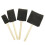 4Pcs/set Glitter Dust Cleaning Glass Craft Art Tool Graffiti Glue Sponge Brush Wooden Handle Paint Application Foam 4