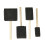 4Pcs/set Glitter Dust Cleaning Glass Craft Art Tool Graffiti Glue Sponge Brush Wooden Handle Paint Application Foam 3