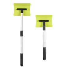 2pcs Retractable Winter Car Snow Shovel Snow Cleaning Glass Deicing And Frosting 180 Degree Rotating Aluminum Alloy Shovel