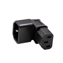 3Pin IEC Connector UP 90 Angled IEC 320 C14 Male to C13 Female Power Adapter connector AC plug for lcd wall mount TV