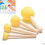 4Pcs/set Kid Sponge Paint Brush Original Wooden Handle Painting Graffiti Early Toy Children DIY Art Supplies Gifts 2