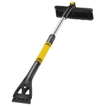 Car Ice Scraper Three In One Snow Shovel Winter Easy To Carry Car Snow Brush With Rotating Brush Head Ijskrabber Grattoir Voitu