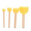 Kid Sponge Paint Brush Original Wooden Handle Painting Graffiti Early Toy DIY Art Supplies Gifts 4Pcs/set 4