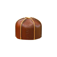 Camping Gas Tank Leather Case 230g Gas Canister Protective Cover Durable Canister Cover Bag Fuel Cylinder Storage Bag
