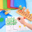 Kid Sponge Paint Brush Original Wooden Handle Painting Graffiti Early Toy DIY Art Supplies Gifts 4Pcs/set 5
