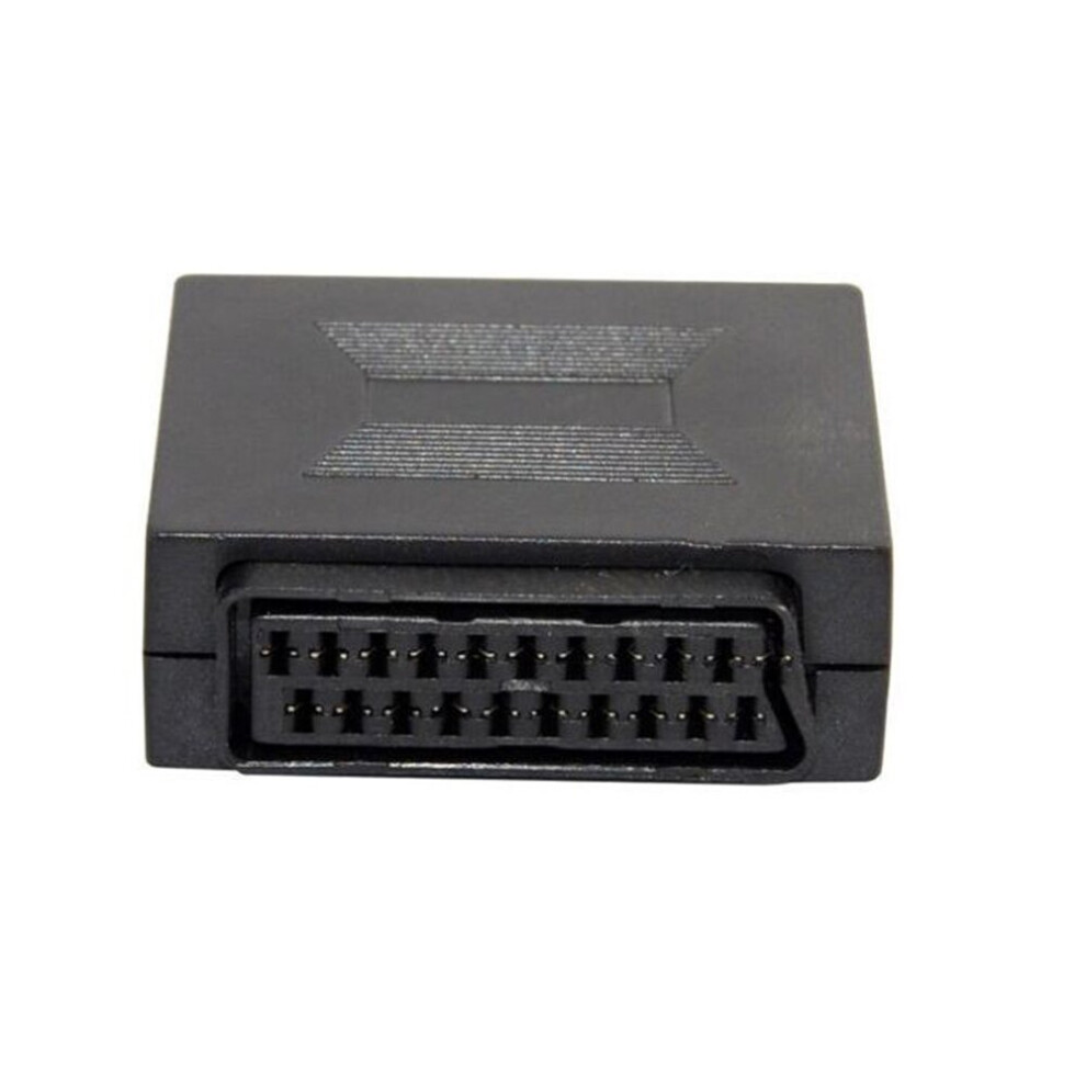 21 Pin Scart Coupler Joiner Adapter Female To Female Sockets Joint Connector 701942844010
