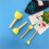 Wooden Sponge Paint Brush Kids Children Flower Graffiti Art Drawing Painting Toys Seal Tool School Stationery Supplies 2