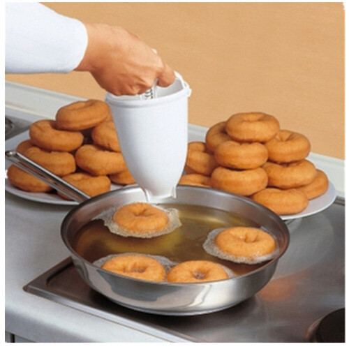 3Pcs Magic Fast Plastic Donut Maker Waffle Molds Kitchen Accessory Bakeware Doughnut Maker Cake Mold Biscuit Cookies Diy Baking Tool 1