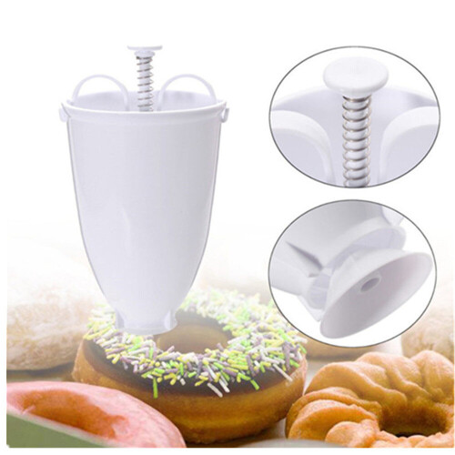 3Pcs Magic Fast Plastic Donut Maker Waffle Molds Kitchen Accessory Bakeware Doughnut Maker Cake Mold Biscuit Cookies Diy Baking Tool 2