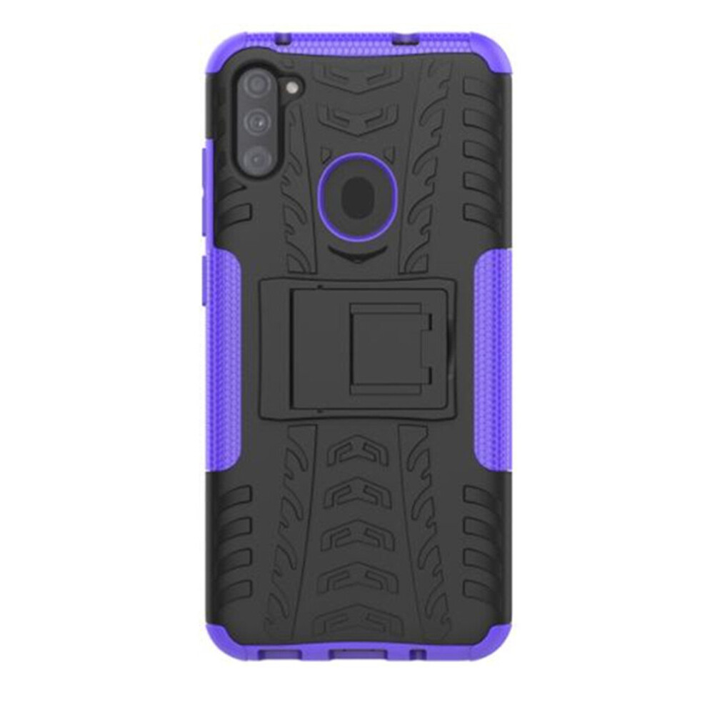2Pc Shockproof Armor Rugged Shell Coque For Samsung Galaxy A11 Case Fundas Pc Tpu Stand Cover Housing 777178655058