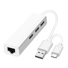 3 USB 3.0 Port Hub USB + Type-C USB 2.0 Lan Rj45 Ethernet Network Adapter Cable Portable High Speed Data Hub
