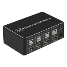 4 Port HDMI KVM Switch 4K USB HDMI KVM Switcher 4 in 1 Out Hot USB HDMI for Mouse Keyboard for win7 win10 for MAC