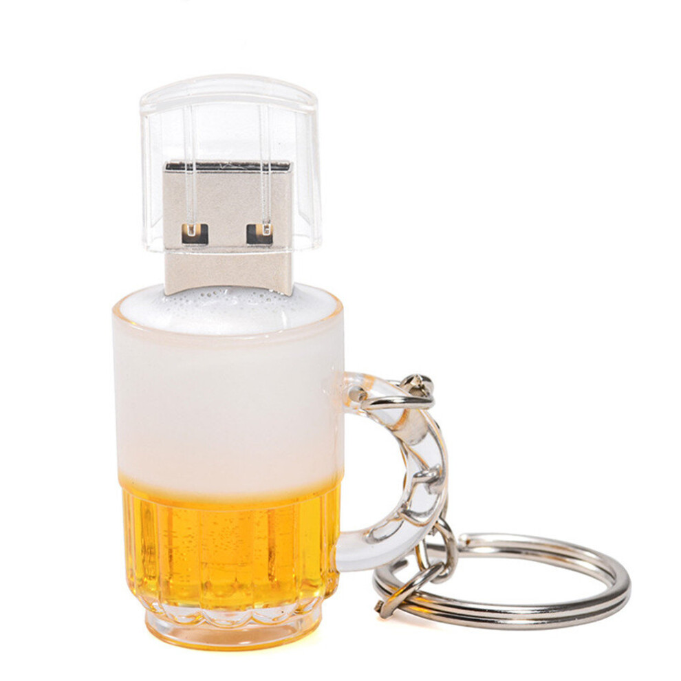 Plastic Special Beer Mug Model Usb 2.0 Flash Drive Pendrive 16Gb Memory Stick Pen Drive Usb Thumb Drive 701942832697