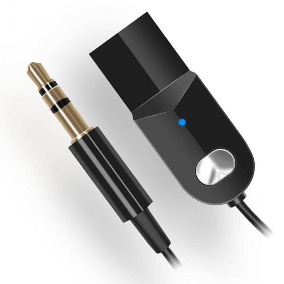 Bluetooth Handsfree Adapter Bluetooth Receiver With 3.5Mm Aux Music/Navigation Streaming And Microphone For Calls 777178625617
