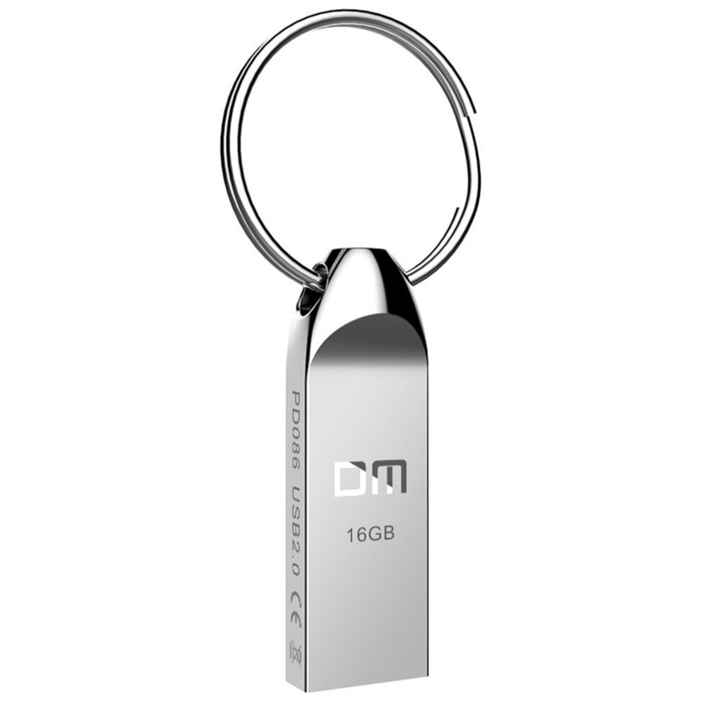 Pd086 Usb Flash Drive, Metal Waterproof Pendrive Usb Memory Stick 16Gb Pen Drive Real Capacity Usb Flash U Disk 701942832857
