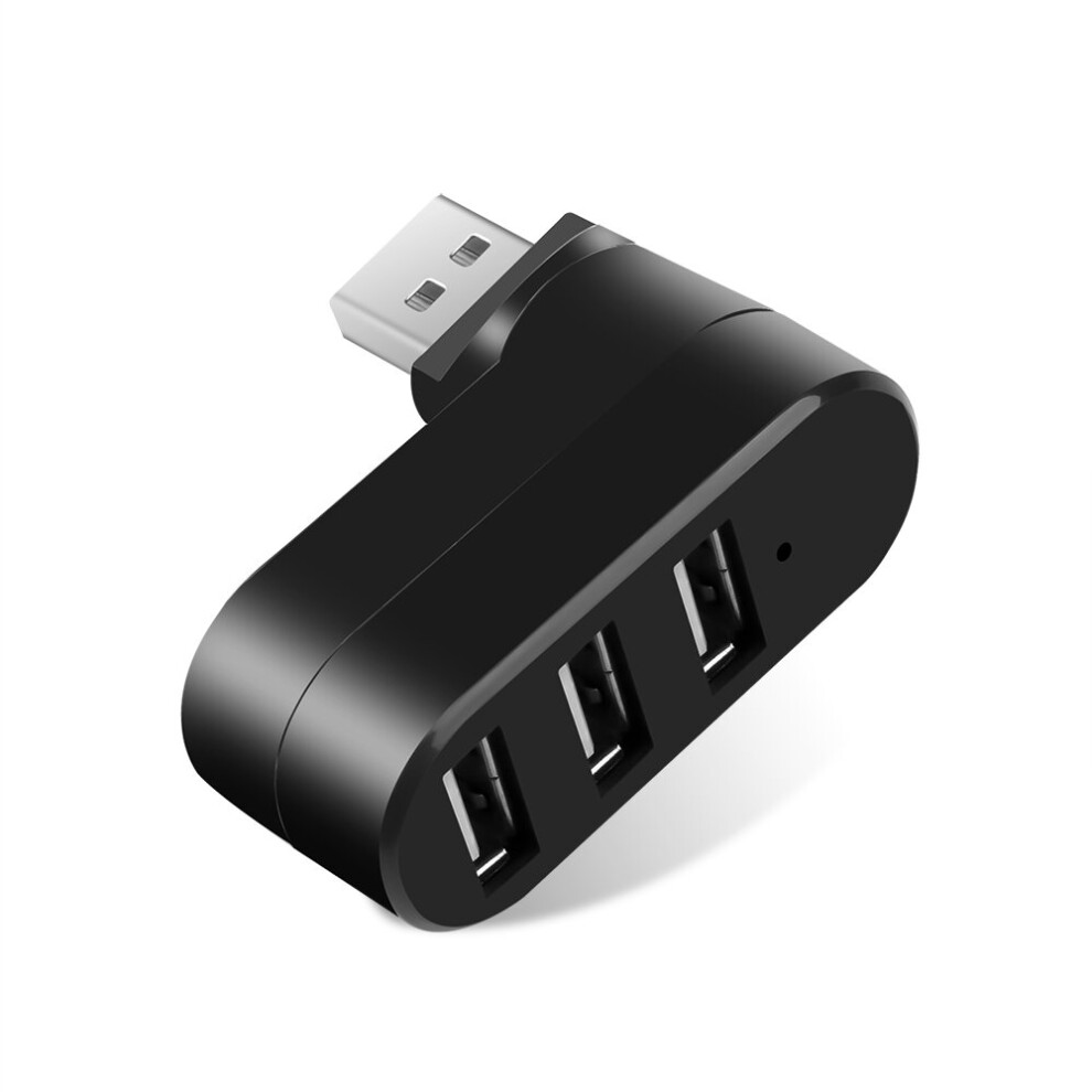 Hot Usb Hubs 3 Ports Usb 2.0 Hub Mini Rotate Splitter Adapter Hub For Pc Notebook Laptop Mac Usb 2.0 Splitter Hub 701942857638