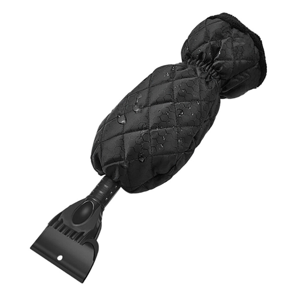 Ice Scraper Mitt Windshield With Waterproof Glove Lined Of Thick 775821399465