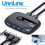 USB 3.0 KVM Switch Selector 2 Port PCs Share 4 USB Devices Hub Keyboard Mouse U Disk Printer for Computer PC Laptop 2