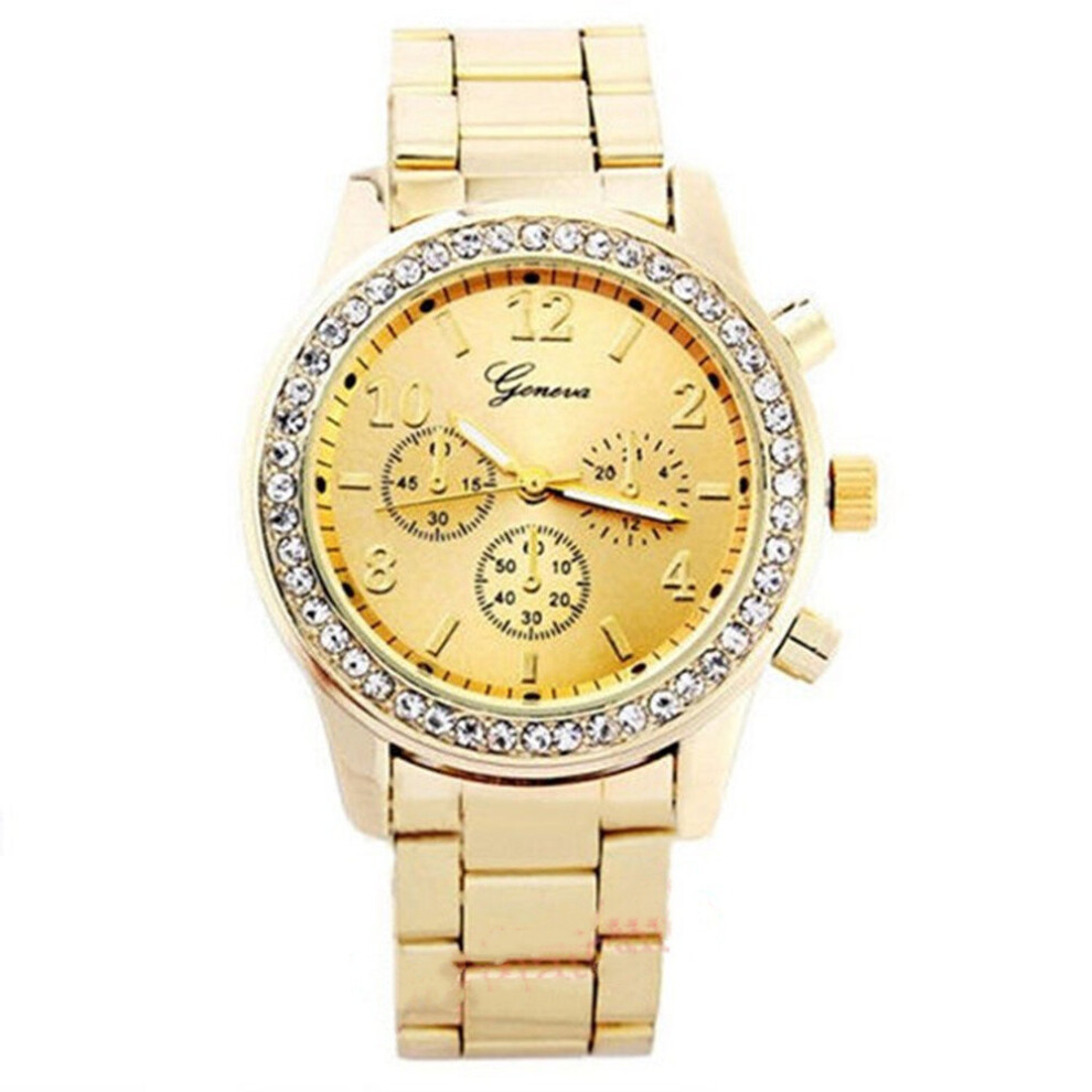 Photos - Wrist Watch 2 Pcs Fashionable casual three-eyed six stitches fashion steel belt male ladies watch