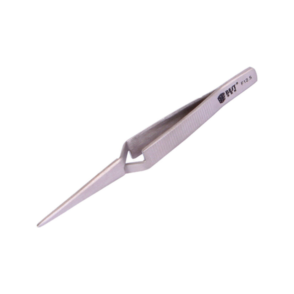 Chaochuang Reverse Clip Tweezers Tweezer Stainless Steel Anti-Rust Anti-Corrosion Plus Hard With Lock Buckle Anti-Skid Precision