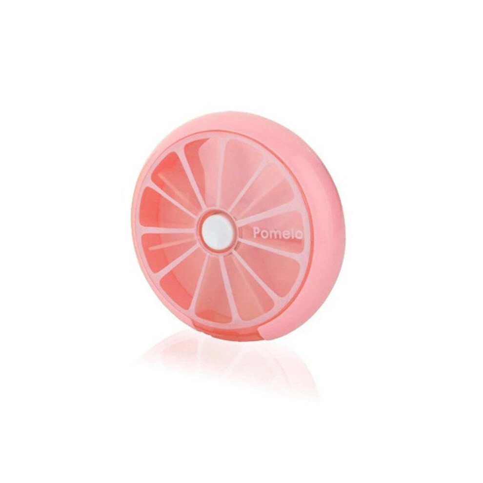 Chaochuang 2 Pcs Pill Box Fruit Shaped Vitamin 7 Day Weekly Medicine Pillbox Tablet Storage Case Container Cases