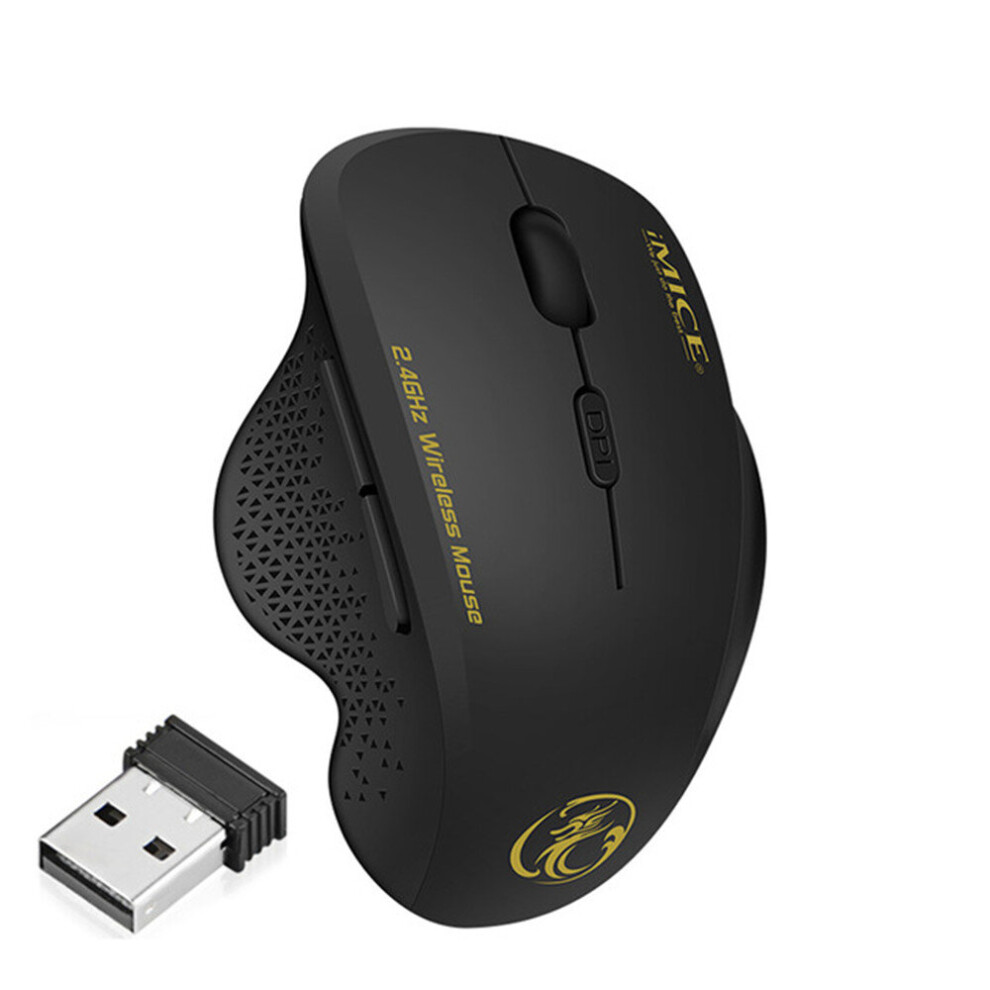 Wireless Mouse Computer 2.4 Ghz 1600 Dpi Ergonomic Mouse Power Saving Mause Optical Usb Pc Mice For Laptop Pc 701942839436