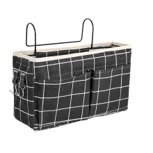 Bedside Bed Shelf Pockets Gadget Storage Holder Book Snacks Organizer Couch Hanging Bag For Bed Living Room Bathroom