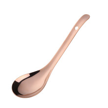 1PC High Quality 304 stainless steel Rainbow Large Chinese Rice Soup Serving Spoon Set Cutlery Tableware Kitchen Accessories