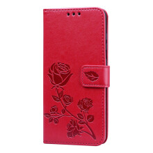 For Fundas Samsung Galaxy S20 Plus PU Leather Flip Case 3D Flower Wallet Phone Cases Women
